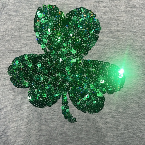 VS PINK Sequin Shamrock Top - Picture 4 of 6